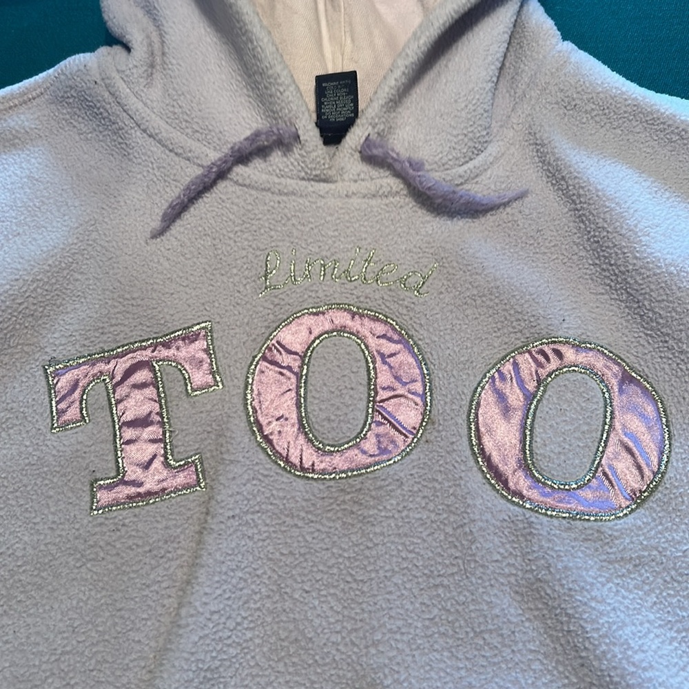 NWOT Limited Too Kids Light Purple Hoodie - Picture 2 of 3
